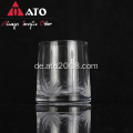 Kristall handgefertigtes klare Glasbecher für Getränkewaren graviert